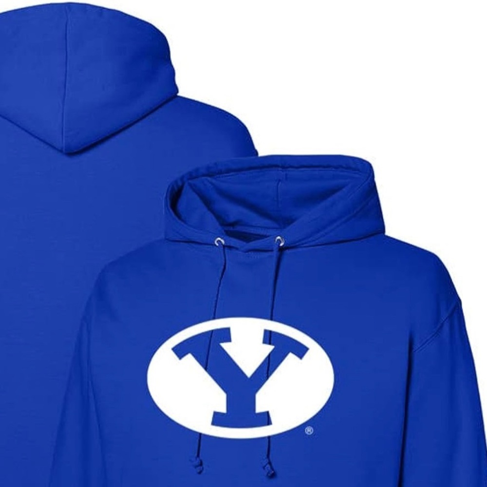 VENLEY 2XL BYU Brigham Young University Royal Blue Hoodie